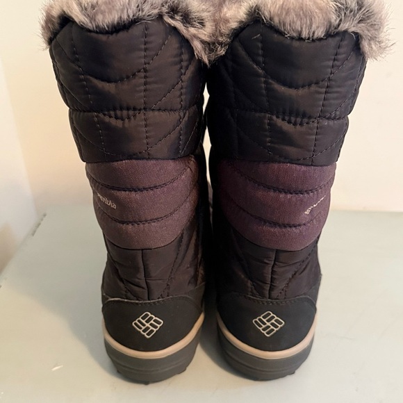 NWOT Columbia Sportswear Women's Heavenly Omni-Heat Lace Up Black Winter Boots 8 - Picture 6 of 10